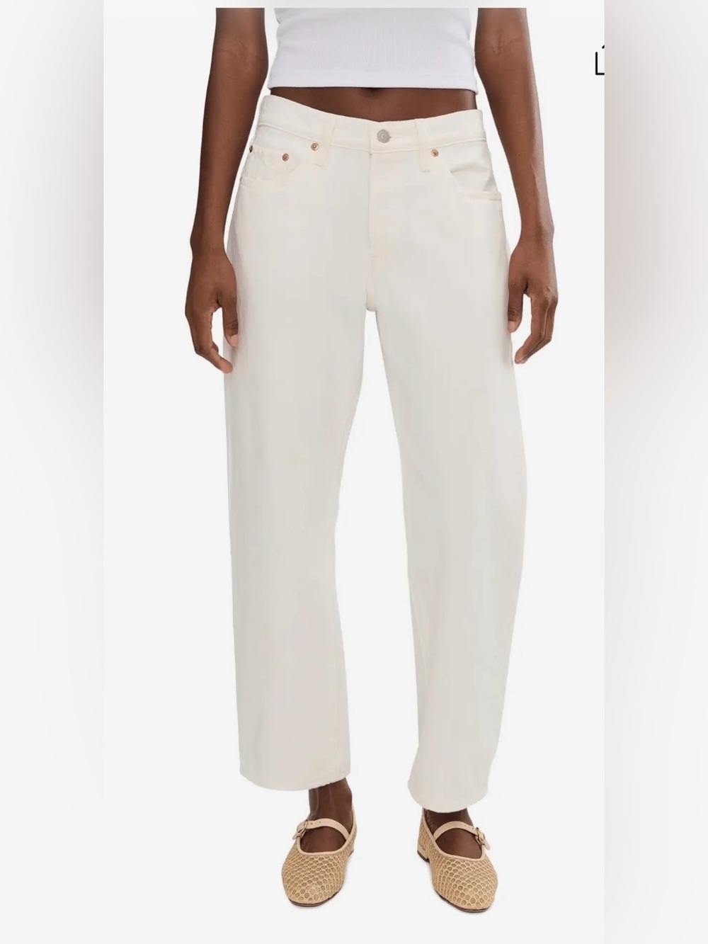Levi’s 501 90s Ankle in Blank Slate!